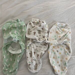 Set of Three Aden and Anais Winnie Swaddles for 0-3m